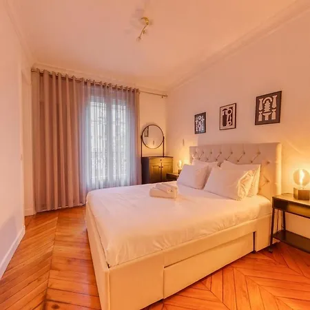 Apartament Villiers 2br 4 Pers Ac Air-conditioned Paryż